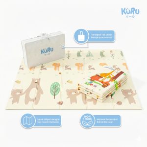 Kuru PM2 XPE Playmat 150x200cm - Matras Lipat Bayi Waterproof