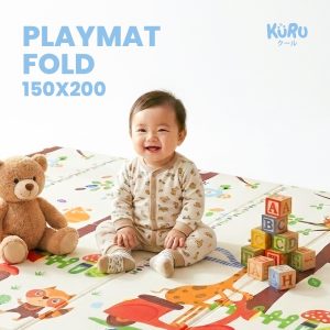 KURU PM2 Xpe Playmat Bayi Karpet Matras Bermain Anak Lipat 150 x 200 (2)