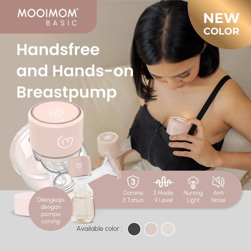 MOOIMOM Basic B9 Pro Set - Pompa ASI Elektrik 2-in-1 Handsfree & Hands-on - Gambar 17