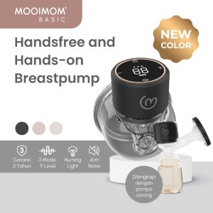 MOOIMOM Basic B9 Pro Set - Pompa ASI Elektrik 2-in-1 Handsfree & Hands-on