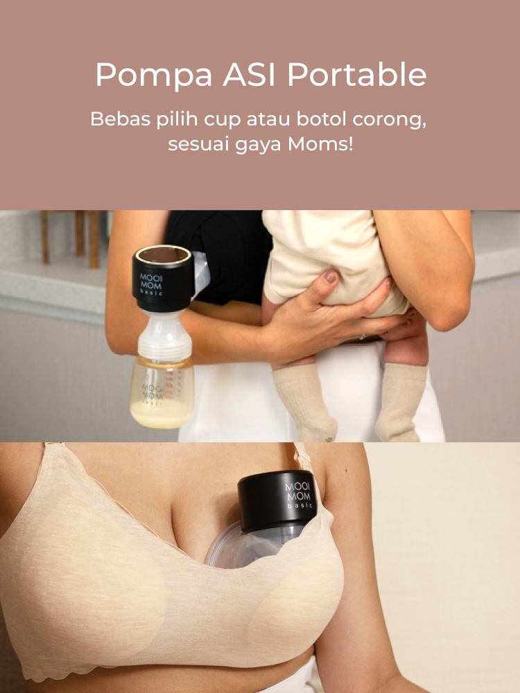 MOOIMOM Basic B9 Pro Set - Pompa ASI Elektrik 2-in-1 Handsfree & Hands-on - Gambar 9