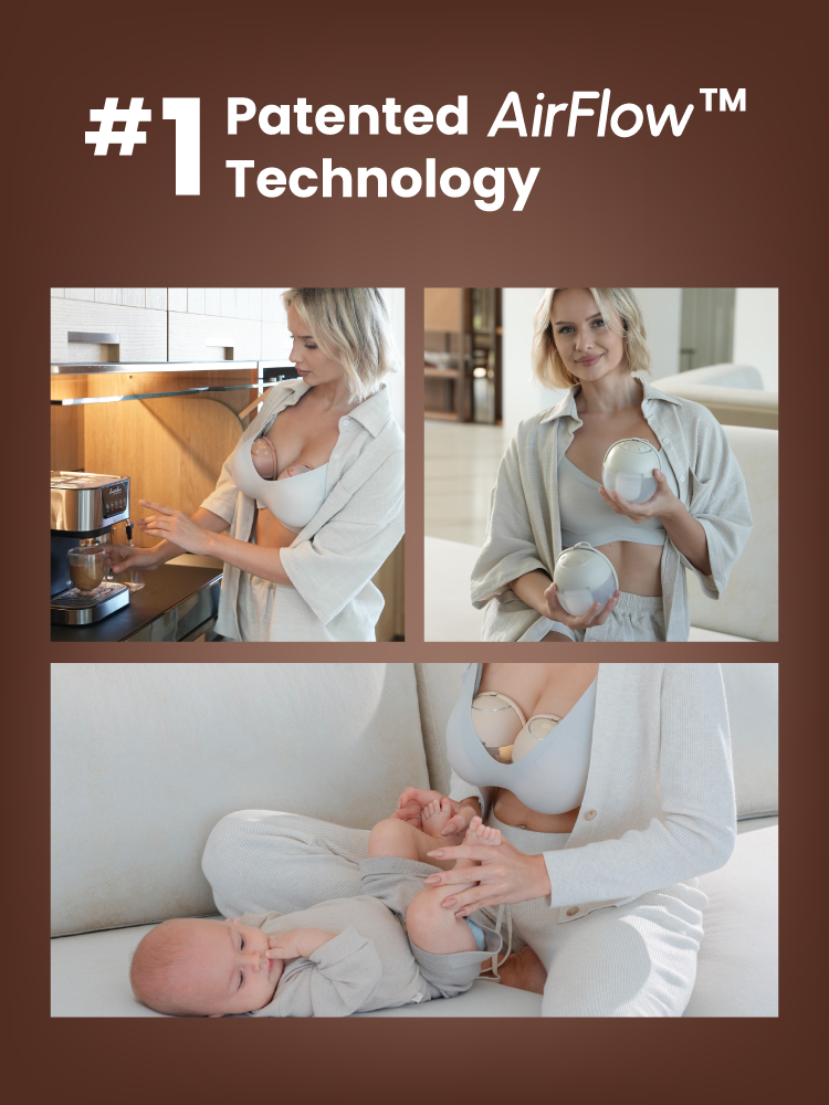 MOOIMOM M3 Pro Air Flow Handsfree Electric Breast Pump Pompa ASI Wireless - Gambar 12