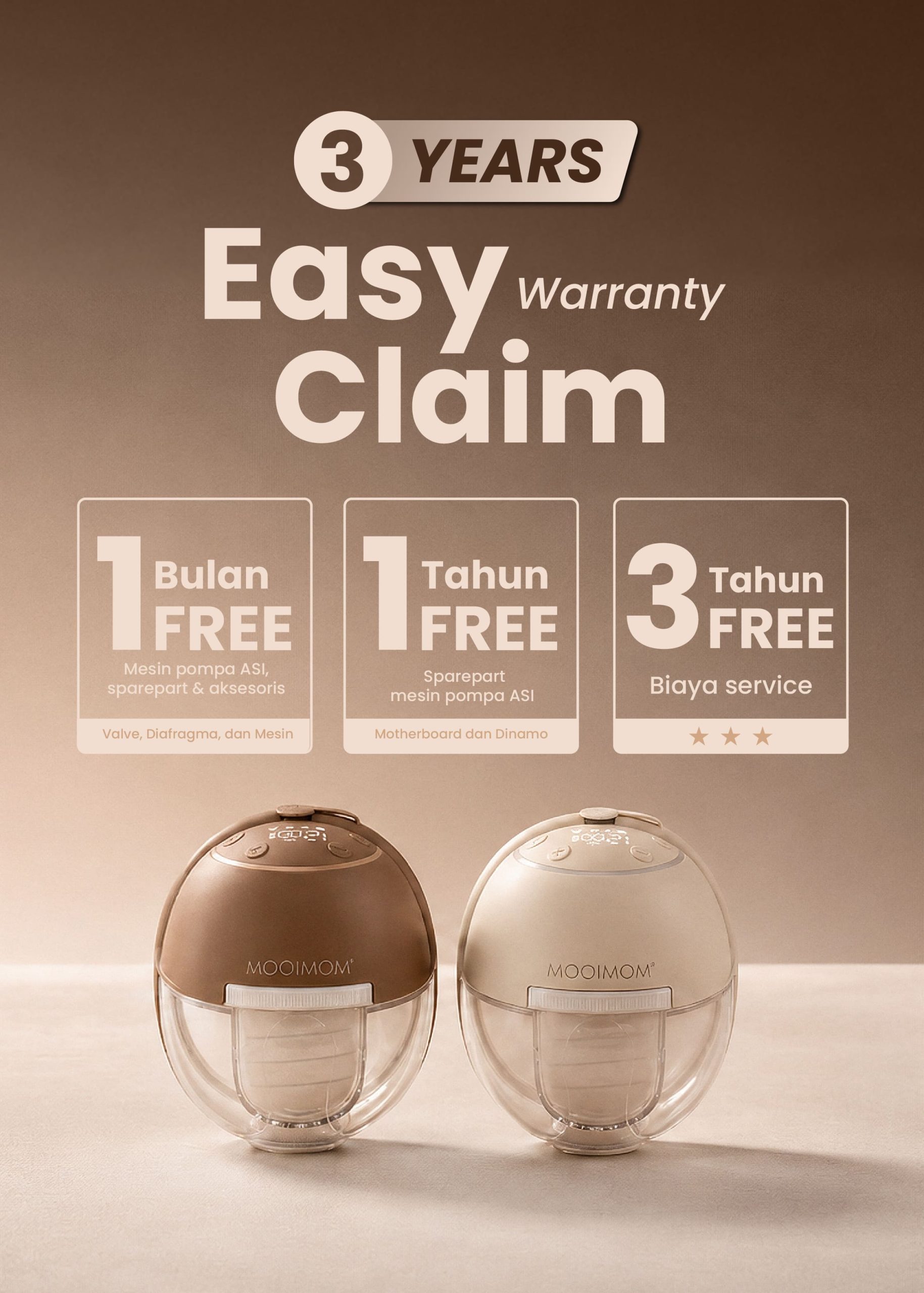 MOOIMOM M3 Pro Air Flow Handsfree Electric Breast Pump Pompa ASI Wireless - Gambar 17