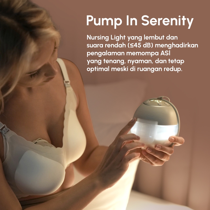 MOOIMOM M3 Pro Air Flow Handsfree Electric Breast Pump Pompa ASI Wireless - Gambar 4