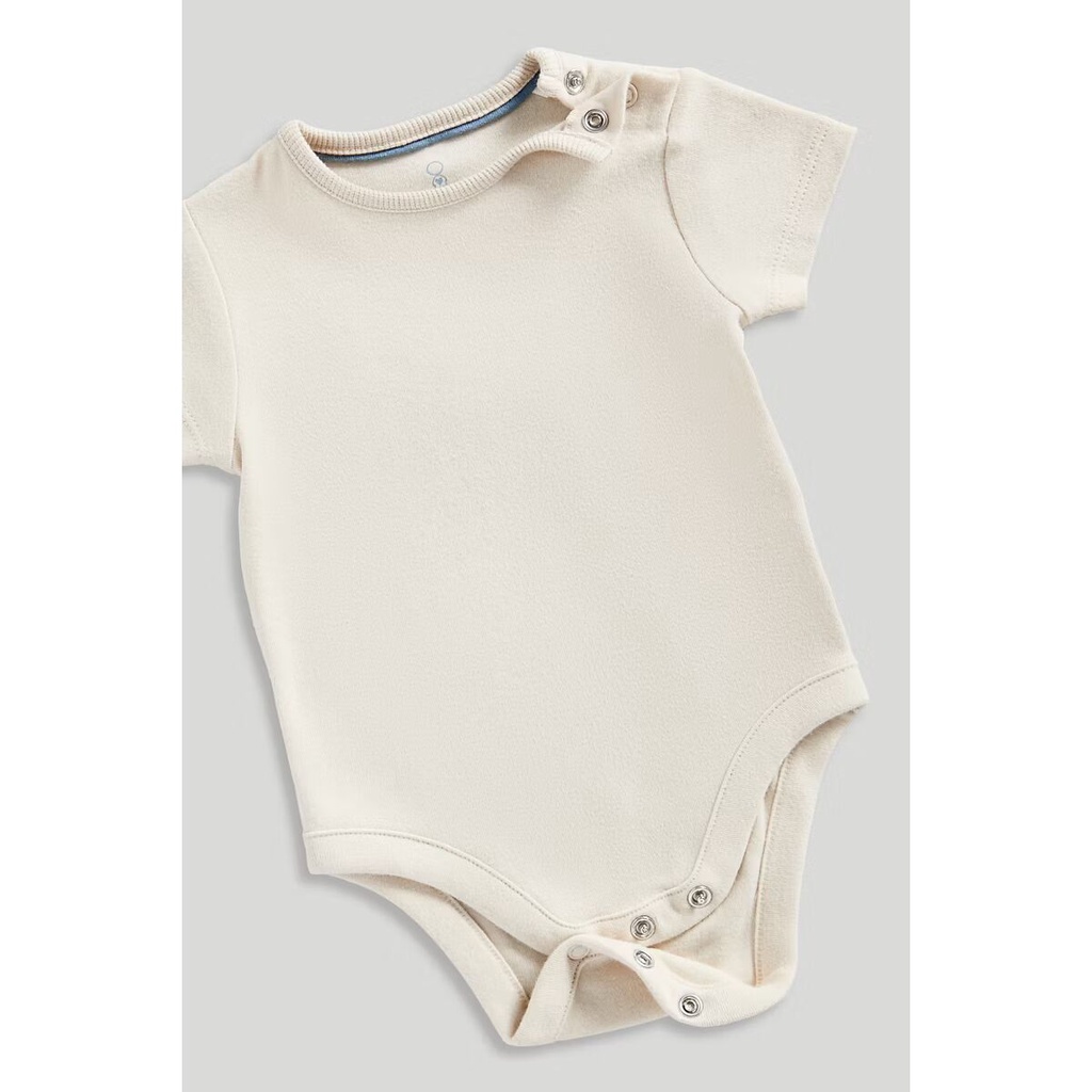 Mothercare My First Dungarees and Bodysuit Set - Set Baju Bayi Laki-laki (Krem) - Gambar 2