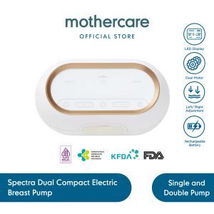 Spectra Dual Compact Electric Breast Pump Pompa ASI Portable Dual Motor