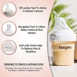 Hegen PCTO Feeding Bottle PPSU 240 ml (2Pk) - Set Botol Susu Anak Bayi 02