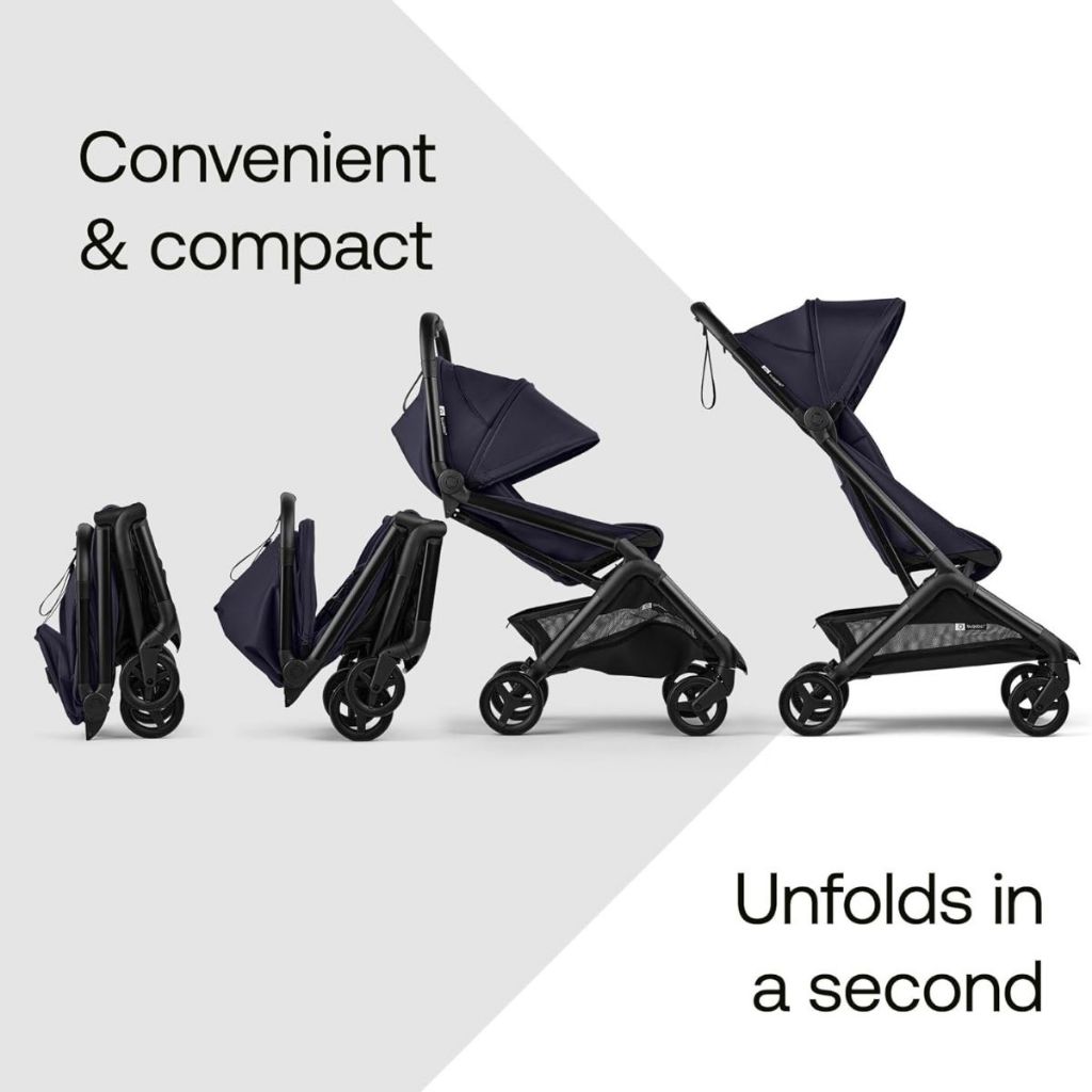 Bugaboo Butterfly 2 Stroller Black Chassis - Kereta Dorong Bayi Cabin Size - Gambar 4