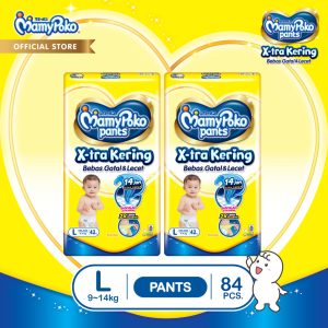MamyPoko Pants X-tra Kering - L 42 - 2 Packs