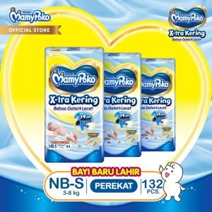 MamyPoko Perekat X-tra Kering - NB-S 44 - 3 packs