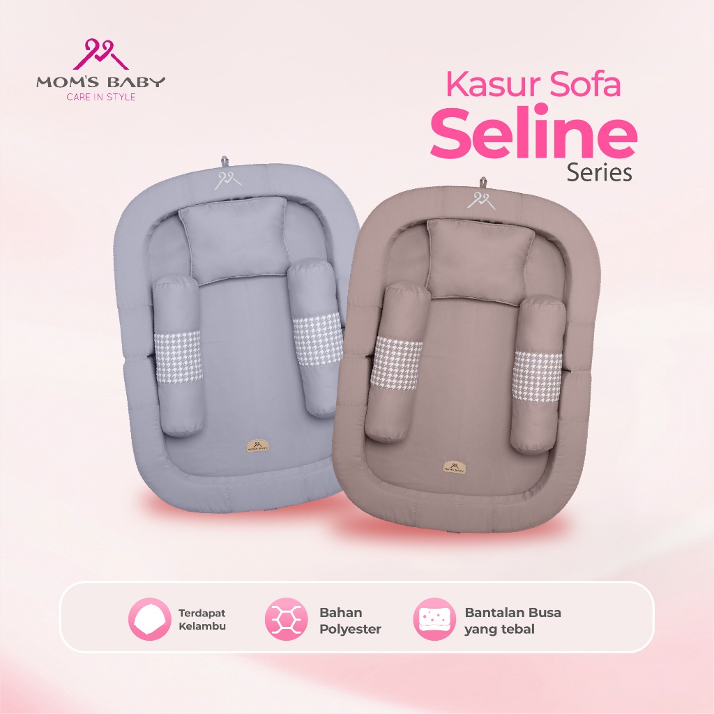 Moms Baby Kasur Bayi Sofa Kelambu 3in1 Seline Series