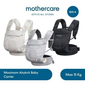 Mooimom Airyknit Baby Carrier - Gendongan Bayi Depan Newborn Ergonomis