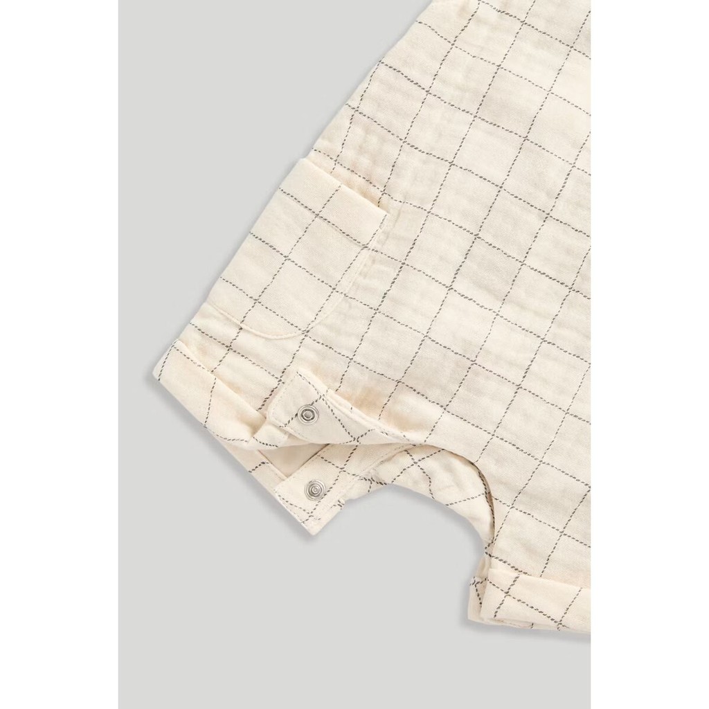 Mothercare My First Bibshorts and Bodysuit Set - Set Baju Bayi Laki-laki (Biru) - Gambar 2