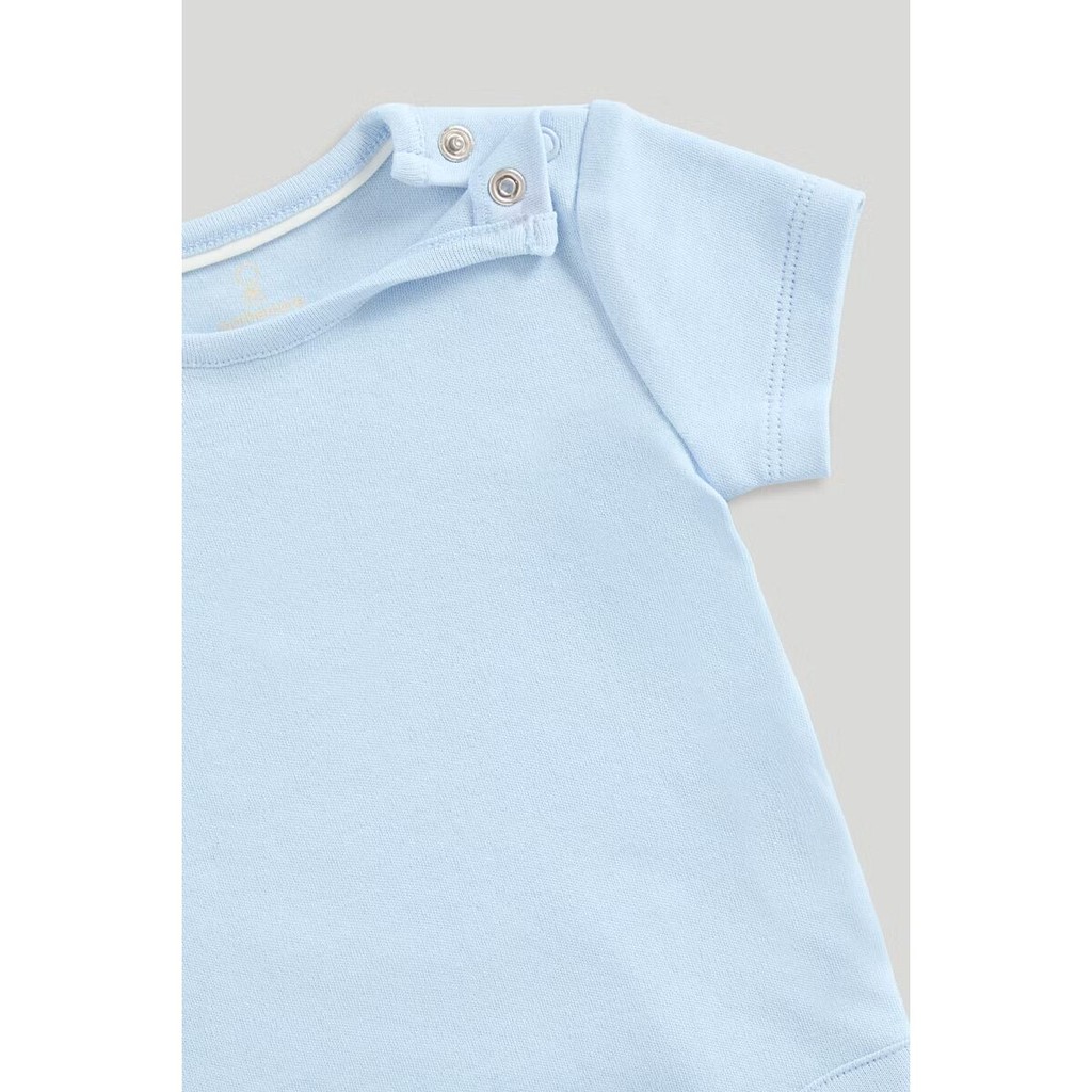 Mothercare My First Bibshorts and Bodysuit Set - Set Baju Bayi Laki-laki (Biru) - Gambar 5
