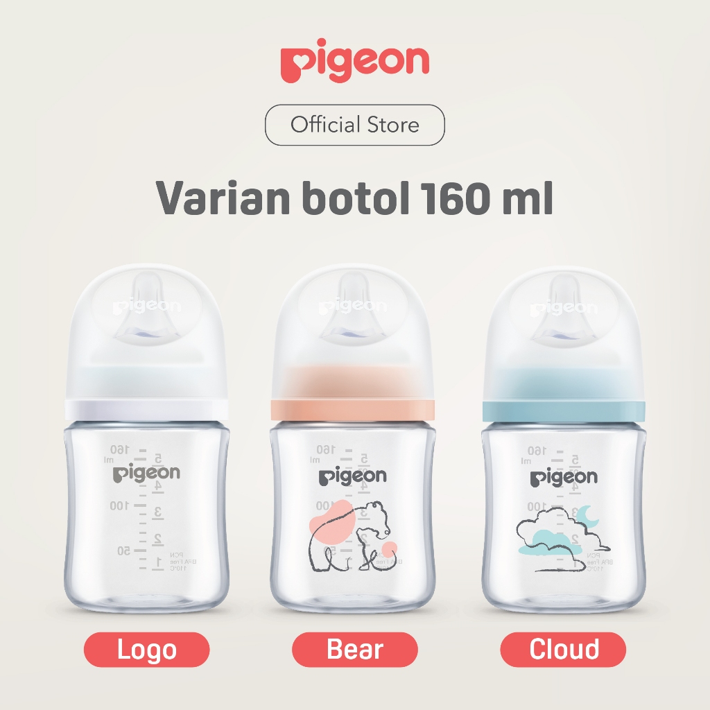Pigeon Botol T-Ester Wide Neck - Botol Susu Jernih Seperti Kaca - Gambar 3