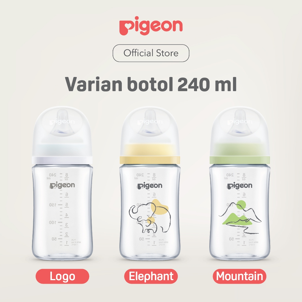 Pigeon Botol T-Ester Wide Neck - Botol Susu Jernih Seperti Kaca - Gambar 4