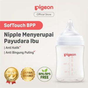 Pigeon Botol BPP Wide Neck 160ml - Botol Susu Bayi Ramah Lingkungan