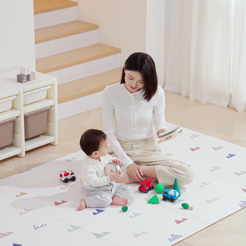 Parklon PVC Roll Playmat Korea - Karpet Matras Bayi Double Side - Gambar 19