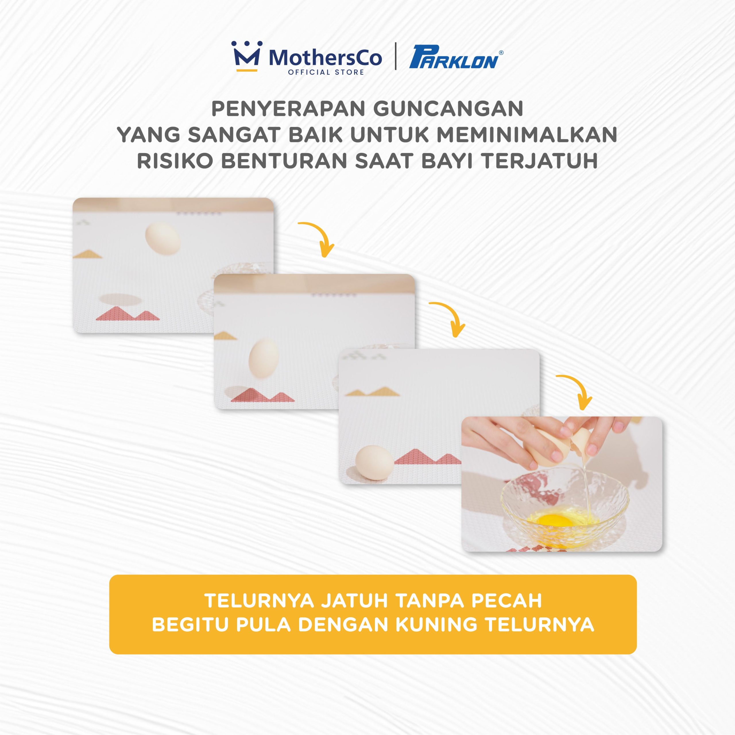 Parklon PVC Roll Playmat Korea - Karpet Matras Bayi Double Side - Gambar 12