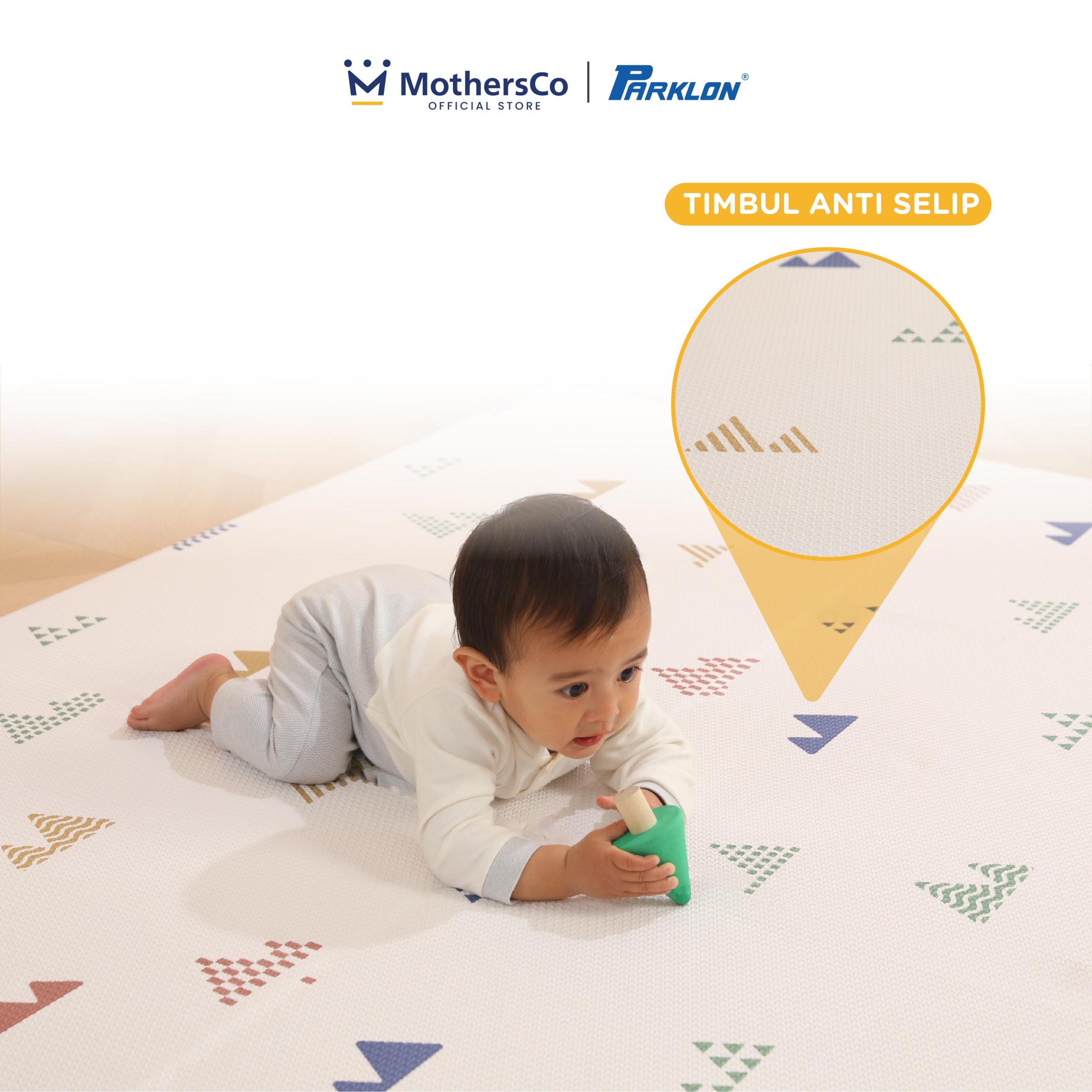 Parklon PVC Roll Playmat Korea - Karpet Matras Bayi Double Side - Gambar 14