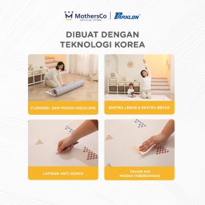 Parklon PVC Roll Playmat 130x190140x230 cm Double Side Matras Karpet Lantai Bayi Korea Matras Bayi Bayi Playmat ( (3)