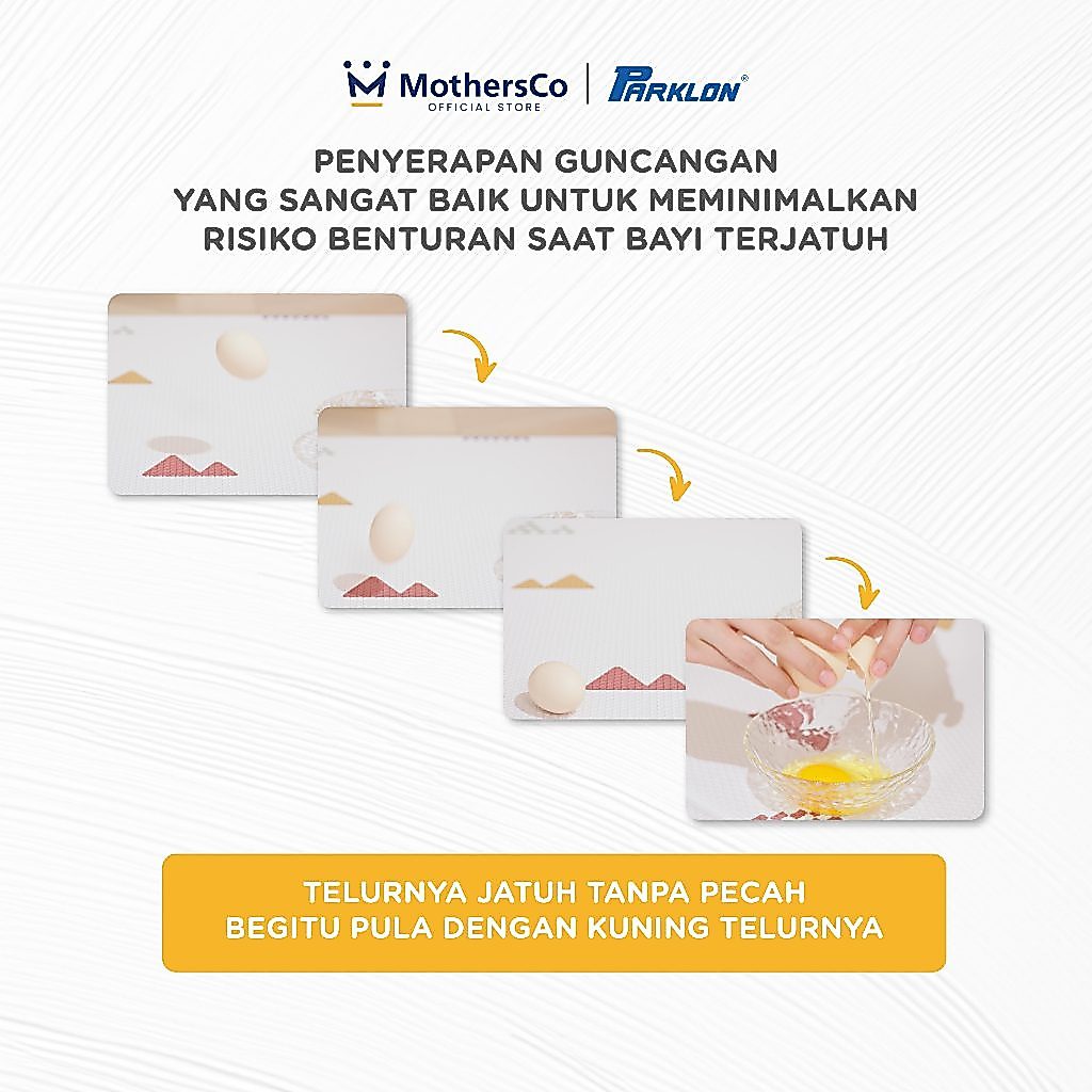 Parklon PVC Roll Playmat Korea - Karpet Matras Bayi Double Side - Gambar 3