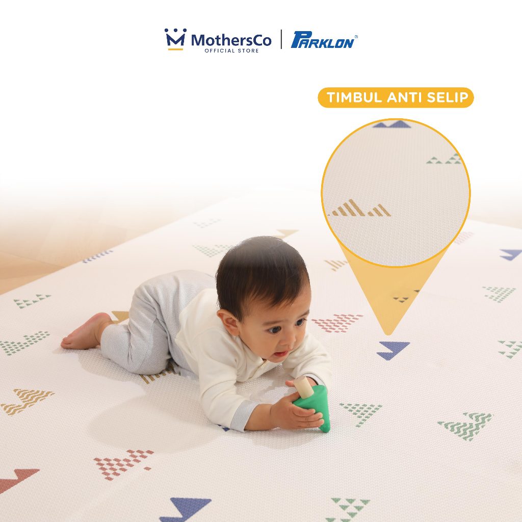Parklon PVC Roll Playmat Korea - Karpet Matras Bayi Double Side - Gambar 6