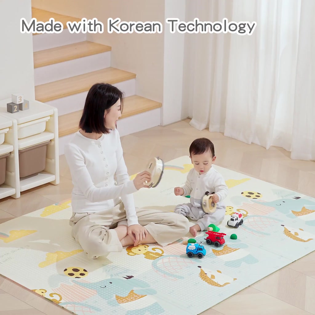 Parklon XPE Fold Playmat Korea - Matras Lipat Bayi Waterproof - Gambar 17