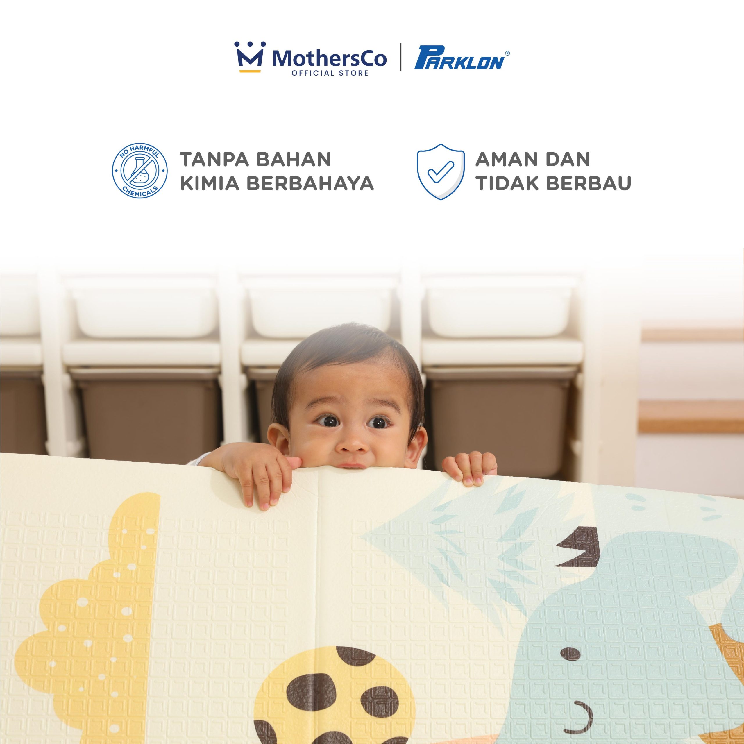 Parklon XPE Fold Playmat Korea - Matras Lipat Bayi Waterproof - Gambar 14