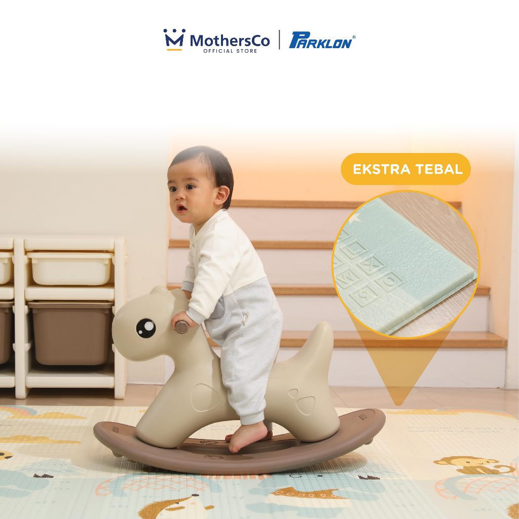Parklon XPE Fold Playmat Korea - Matras Lipat Bayi Waterproof - Gambar 6
