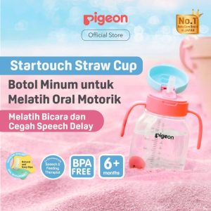 Pigeon Startouch Straw Cup 250ml - Botol Minum Sedotan Gravity Ball