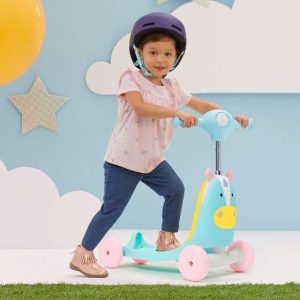 Skip Hop 3in1 Zoo Ride On Toy – Mainan Kado Kendaraan Ride On Skuter Walker Anak 1 Tahun (2)