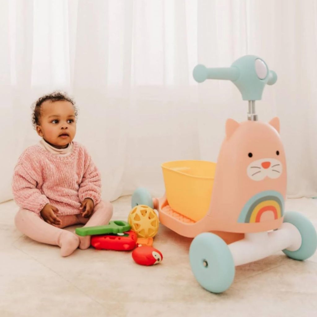Skip Hop 3in1 Zoo Ride On Toy - Mainan Kado Kendaraan Ride On Skuter Walker Anak 1 Tahun - Gambar 4