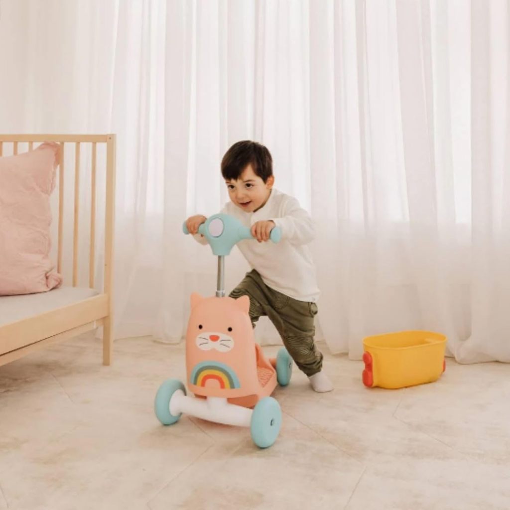 Skip Hop 3in1 Zoo Ride On Toy - Mainan Kado Kendaraan Ride On Skuter Walker Anak 1 Tahun - Gambar 5