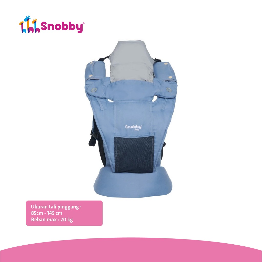 Snobby Gendongan Bayi Ransel M-Shape Ethan Series Ergonomis - Gambar 5