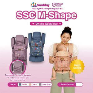 Snobby Gendongan Bayi Ransel M-Shape Beryl Series SBG2441