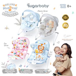 Sugarbaby New Deluxe Musical Bouncer - Bouncer Bayi Getar & Musik