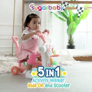 Sugarbaby 5in1 Activity Walker, Ride-On and ScooterPush walkerActivity walkerBaby walker (2)