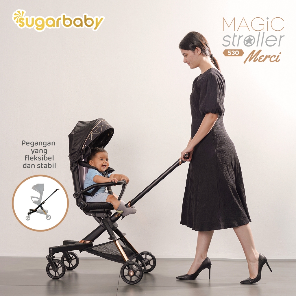 Sugarbaby Magic Stroller 530 Merci - Kereta Dorong Bayi 2 Arah - Gambar 4