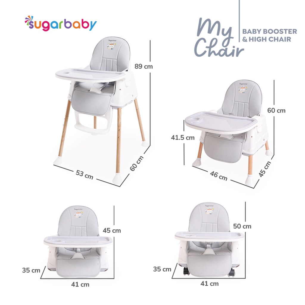 Sugarbaby My Chair 6 Growing Stages - Kursi Makan Bayi Versatile 6in1 - Gambar 10