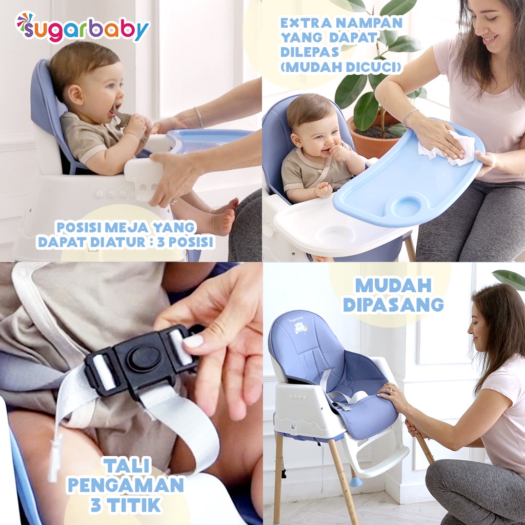 Sugarbaby My Chair 6 Growing Stages - Kursi Makan Bayi Versatile 6in1 - Gambar 8