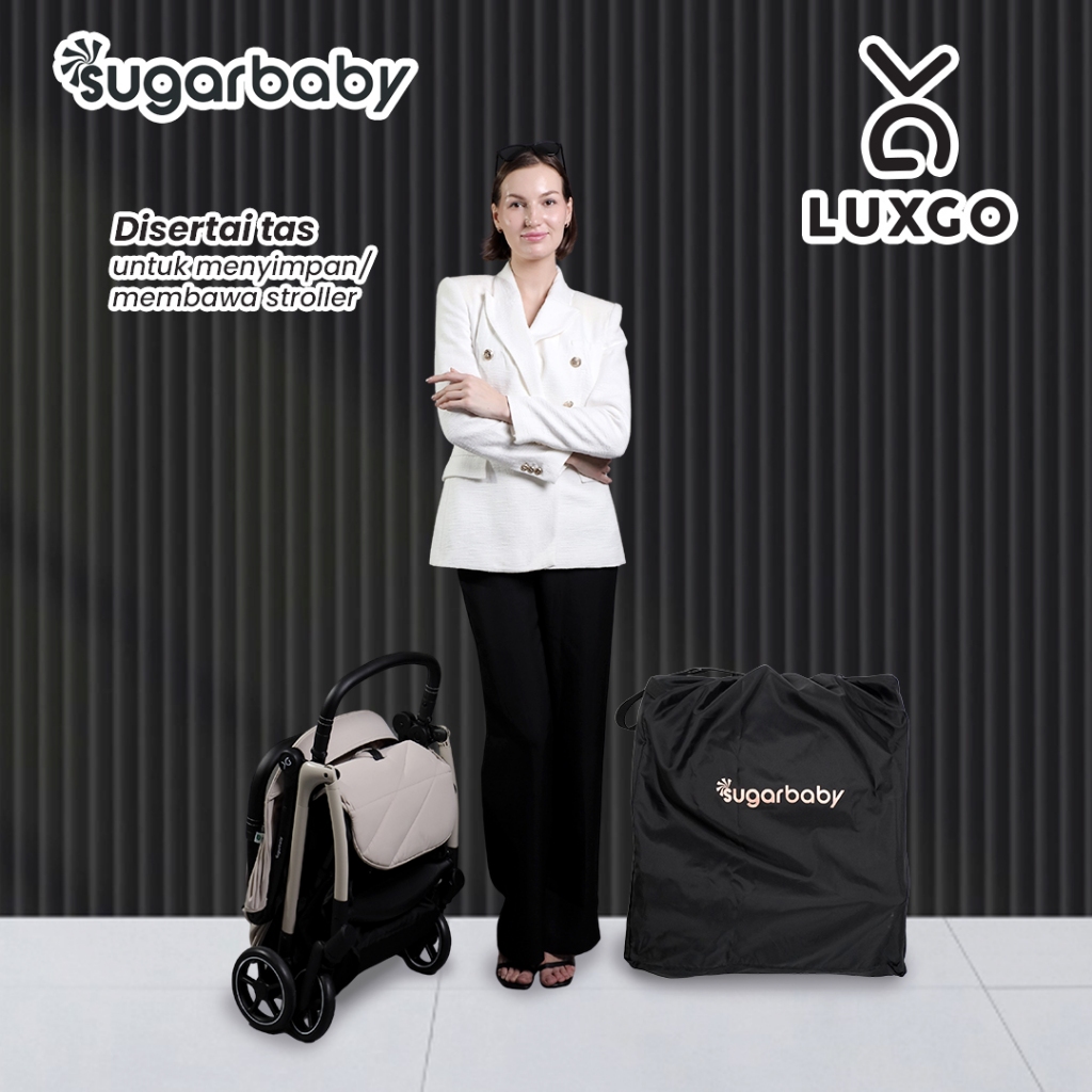 Sugarbaby Stroller Luxgo - Kereta Dorong Bayi Autofold Lipat Otomatis - Gambar 8