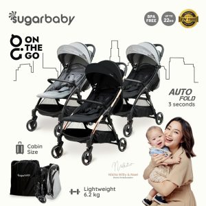 Sugarbaby Stroller On The Go - Kereta Dorong Bayi Autofold Travel Ringan