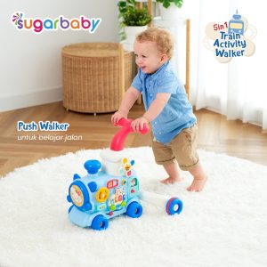 Sugarbaby Train Activity Walker 5in1 ModeBaby WalkerMainan Dorong Bayi (2)