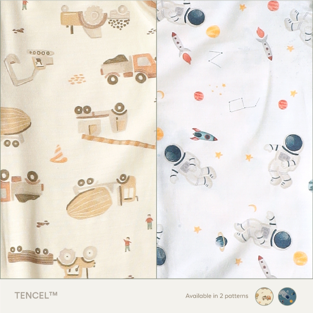 Baju Tidur Bayi Lengan Panjang Little Palmerhaus Tencel Modal Premium - Gambar 8