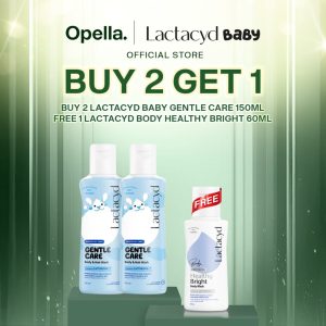 (Beli 2 Gratis 1) Lactacyd Baby Gentle Care 2in1 Sabun Sampo Bayi 150ml Sabun Mandi Bayi Sensitif Anti Iritasi