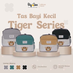 Big Bee Tas Bayi Selempang Kecil Tiger Series Water Repellent Multisekat