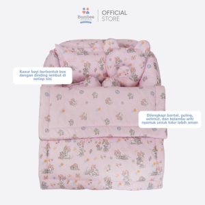 Bumbee Collection Kasur Kotak Bayi Ergo Foam + Kelambu Resleting Set Pelindung Tidur Bayi (2)