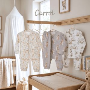 Carrol n Barrol Setelan Baju Lengan Panjang Anak Katun Premium SNI Motif Circus n Bunny Collections