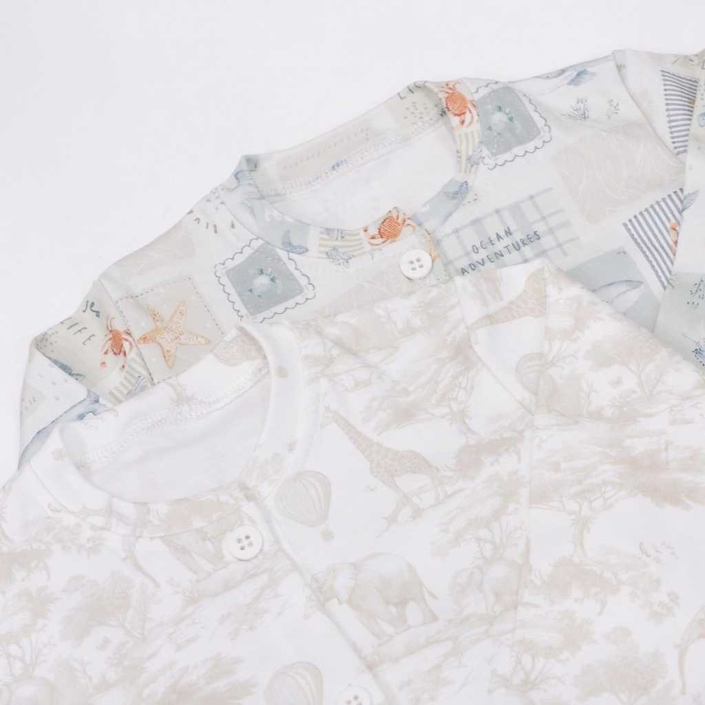 Carrol n Barrol Setelan Baju Lengan Panjang Anak Katun Premium SNI Motif Circus n Bunny Collections - Gambar 4